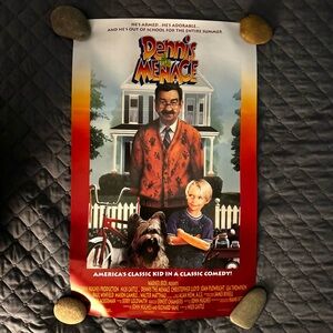 Dennis The Menace Original 27.5x17 Promotional Movie Poster